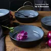 Moritz & Moritz VIDA 6tlg Suppen Teller Blau Geschirr Set Produktbild-Vorschau 2