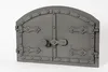 SEZAM - 53,5 x 36 cm - Porta per forno in ghisa a due ante, Anteprima dell’immagine prodotto 2
