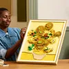 LEGO Art Vincent van Gogh – Sonnenblumen - 3D-Blumengemälde Produktbild-Vorschau 4