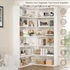 Libreria angolare - a forma di L - altezza 185 cm - 80x84 Anteprima dell’immagine prodotto 10