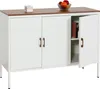 Kommode HWC-L84, Sideboard Schrank Anrichte, 3 Türen Metall Produktbild-Vorschau 1