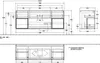 Villeroy & Boch F742HFGM Waschbeckenunterschrank Finion F74 Produktbild-Vorschau 3
