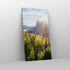 Bild auf Leinwand - Leinwandbild - Berge Wiese Blumen - Produktbild-Vorschau 4