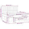 Robuste Einzelbett - Dezentem Design Boxspringbett mit Produktbild-Vorschau 3