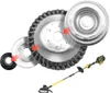 Viabrico Wildkrautbürste für Motorsensen Bohrung 25,4 mm Produktbild-Vorschau 4
