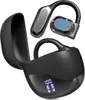 A pair of black wireless earbuds with a charging case, displayed against a white background. Produktbild-Vorschau