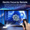 ZELURXX Smart Beamer, 1080P Full-HD, WiFi6 Projektor, Produktbild-Vorschau 3