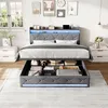 Letto imbottito INONEFT, 160 x 200 cm, letto matrimoniale, Anteprima dell’immagine prodotto 3