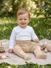 TupTam Pumphose Baby Jungen mit Fuß 3er Pack – Weiche Baby Produktbild-Vorschau 3