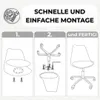 FORTENA Ergonomischer Bürostuhl Drehstuhl für Home Office, Produktbild-Vorschau 4