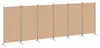 vidaXL Set di 6 divisori da interno Beige 520 x 180 cm in Anteprima dell’immagine prodotto 1