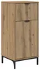 vidaXL Badkamerkast, Artisan-eikenhout, 39,5 x 36 x 88 cm Productafbeelding-voorbeeld 1