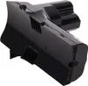 A black plastic vacuum cleaner battery pack shown from a diagonal angle against a white background. Voir les images du produit