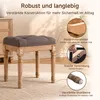 HomeMiYN Banc d'entrée rembourré, tabouret pour enfiler les Voir les images du produit 5