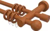 Interdeco Gardinenstange / Vorhangstange Kirschbaum Produktbild-Vorschau 1