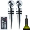 Bouchons de vin réutilisables, métal, lot de 2 Voir les images du produit 17