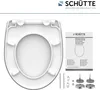 SCHÜTTE Duroplast HG WC Sitz ROUND DIPS,  Toilettendeckel Produktbild-Vorschau 8
