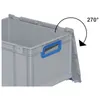 Allit ProfiPlus Aufbewahrungsbox grau 40,0 x 60,0 x 32,0 cm Anteprima dell’immagine prodotto 9
