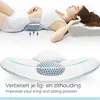 Konbanwa Rückenstützkissen Deluxe Grau und Weiß Produktbild-Vorschau 2