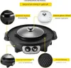 Korean BBQ/Hotpot - Koreański grill - Czarny - Z pokrywą Podgląd zdjęcia produktu 2