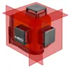 NEO TOOLS 3D laser, červený, poloměr 15 m, přesnost: 0,3 Náhled obrázku produktu 7