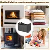 XXXL Holzkorb 100L Kaminholzkorb 60x40x40cm Filz mit Produktbild-Vorschau 7