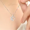 Liebevolle Herz-Anhänger mit Kette 925 Echtsilber Schmuck I 50cm Produktbild-Vorschau