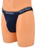 Dunkelblauer Baumwolle Elasthan Herren String Tanga Produktbild-Vorschau 4