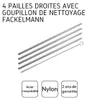 Fackelmann Cannucce in acciaio inox, con scovolino per Anteprima dell’immagine prodotto 6