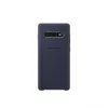 A dark blue Samsung phone case is shown against a white background. Produktbild-Vorschau