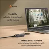 Scheda di rete Reagle USB A 3.1 GIGABIT LAN 1000Mb RJ45 Anteprima dell’immagine prodotto 7