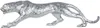 Casablanca Gepard, Poly, antichi argento. Altezza: 20 cm, Anteprima dell’immagine prodotto 4