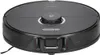 A dark gray robot vacuum cleaner is shown from a slightly elevated front-facing angle against a white background. Produktbild-Vorschau