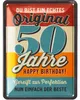 LANOLU Blechschild 50 Schild Geburtstag - 50er Schild Produktbild-Vorschau 7