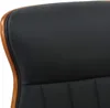 Bürostuhl HLO-CP62 Kunstleder  walnuss/schwarz Produktbild-Vorschau 5