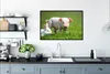 MuchoWow® Gerahmtes Poster Ferkel - Kaninchen - Tiere 90x60 Produktbild-Vorschau 3