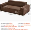 VEVOR moderner Cordcouch (211 cm) mit tiefen Sitzen, Produktbild-Vorschau 7