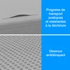 ELONEO Housse pour matelas pliable 75x195x15 cm, avec Voir les images du produit 9