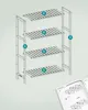 An instruction manual diagram for a multi-tier shelving unit, with labels 'A' and 'B' indicating assembly points. Náhled obrázku produktu