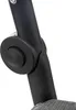 A close-up view of a black joint mechanism on a dark gray metal pole, with a textured gray fabric visible at the bottom. Náhled obrázku produktu
