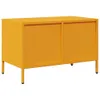 vidaXL Szafka pod TV musztardowy żółty 68x39x43,5 cm Stal Podgląd zdjęcia produktu 7