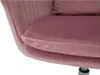 Kondela Kancelárske kreslo Klian - ružová (Velvet) / chróm Náhľad obrázku produktu 13
