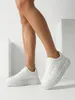 Damen Sneakers Mood Weiß, leichte Freizeitschuhe, Größe 39 Produktbild-Vorschau 2