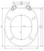 SINOBATH WC-Sitz Toilettensitz mit Absenkautomatik und Produktbild-Vorschau 7