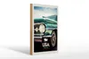Holzschild Reise 20x30cm USA Amerika Auto Dynamic 88 blau Produktbild-Vorschau 1