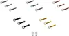 Nasenpiercing, Nasenstecker 3er Set Titan Nasenstecker Pin Produktbild-Vorschau 2