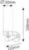 Rabalux 5713 Illuminazione per armadi e mobili Betty, 4W, Anteprima dell’immagine prodotto 6