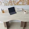 Skye Decor, Schreibtisch (3 Teile) - Travertin & Walnuss, Produktbild-Vorschau 7