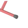 A close-up view of the leg of a pink laundry rack with a gray rubber foot. Náhled obrázku produktu