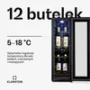 Szafka na wino Klarstein, 1 strefa, mała, 32 l, szklane Podgląd zdjęcia produktu 3